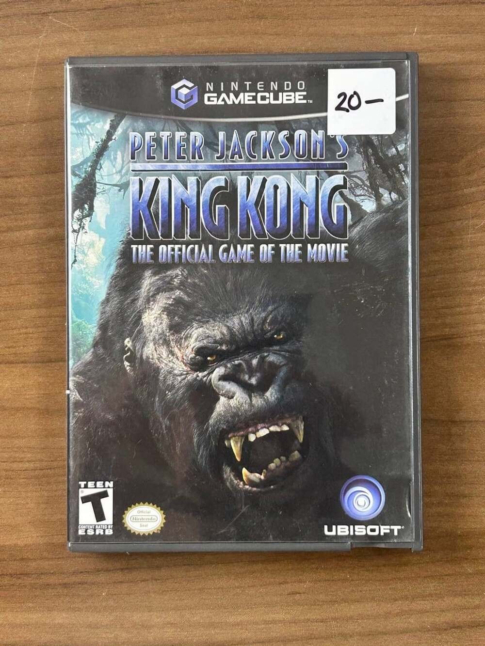 Peter Jackson’s King Kong Nintendo GameCube 2005 Disc Manual Case Ubisoft